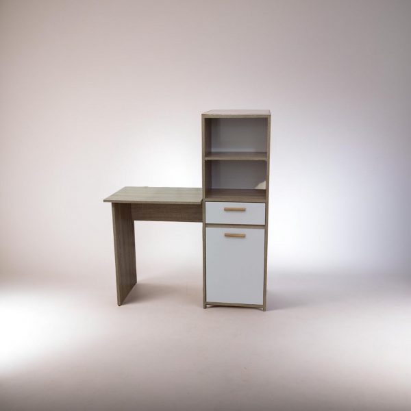 Bureau multifonction avec étagères et rangements – 1m x 45cm – Image 7