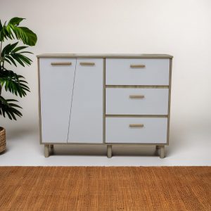 Buffet de rangements en mélamine – 120cm x 90cm x 40cm