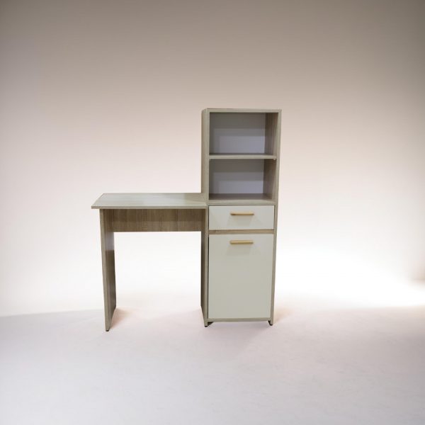 Bureau multifonction avec étagères et rangements – 1m x 45cm – Image 6