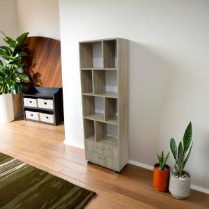 Meuble de rangement en mélamine avec tiroirs – 60cm x 180cm